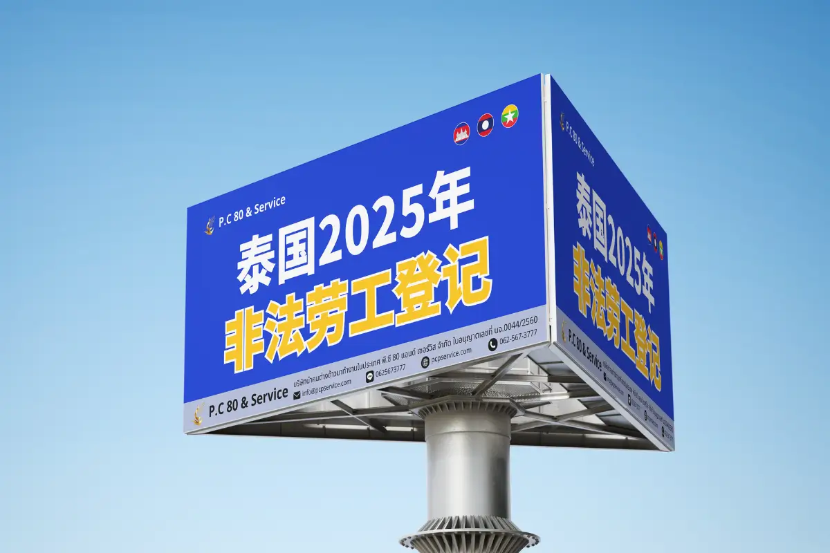 泰国2025年非法外籍劳工登记
